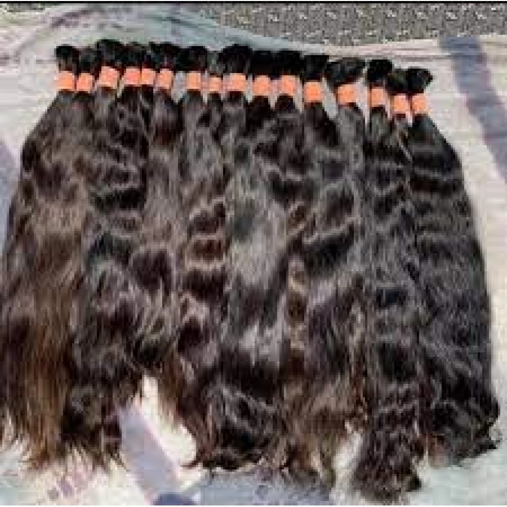 Indian Premium Double Drawn Bulk Hair – 100g (3.5274 oz) Pack