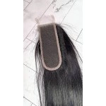 Indian Remy Single Drawn Closure – 1 Piece