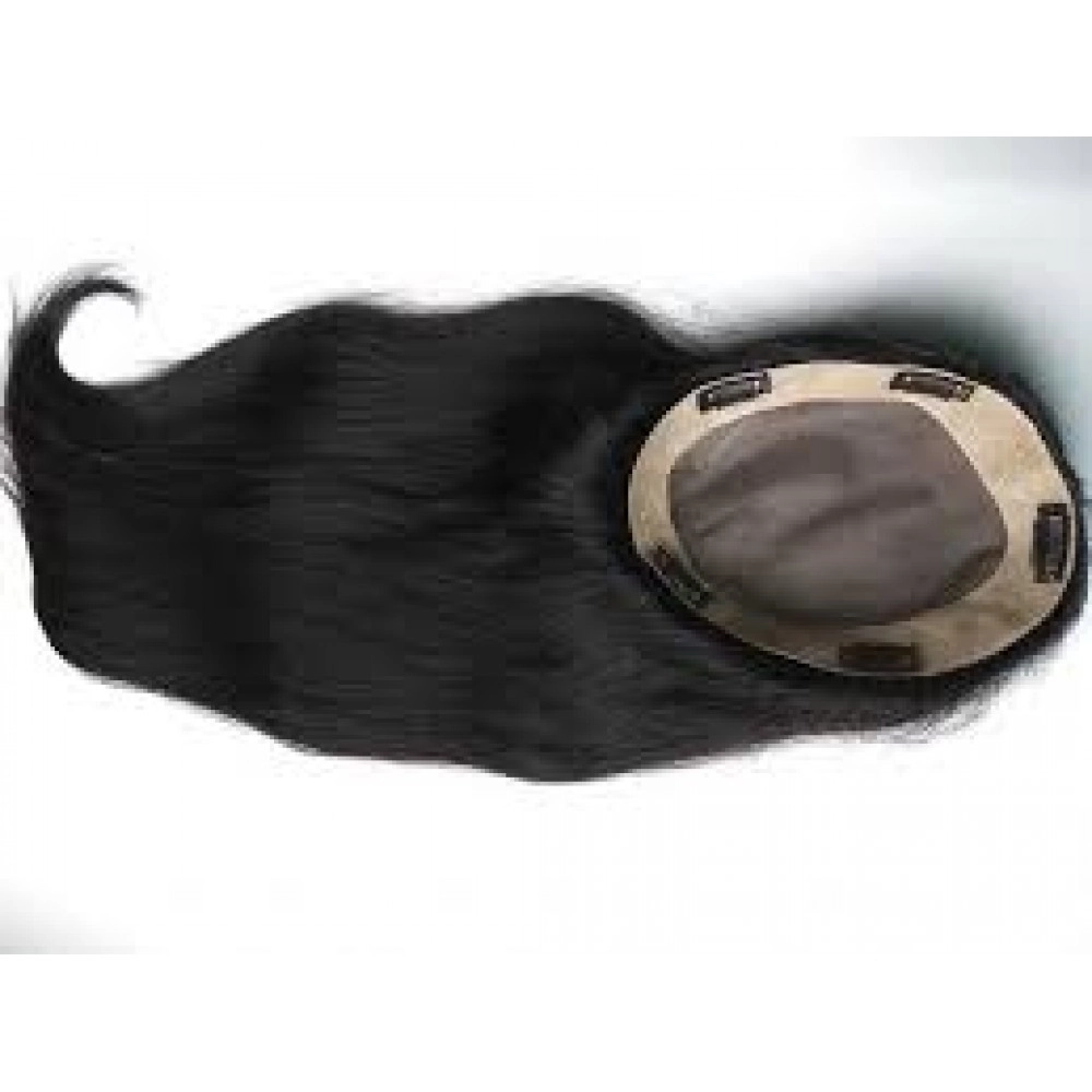 Peruvian Premium Single Drawn Women's Hair Patch – 1 Piece