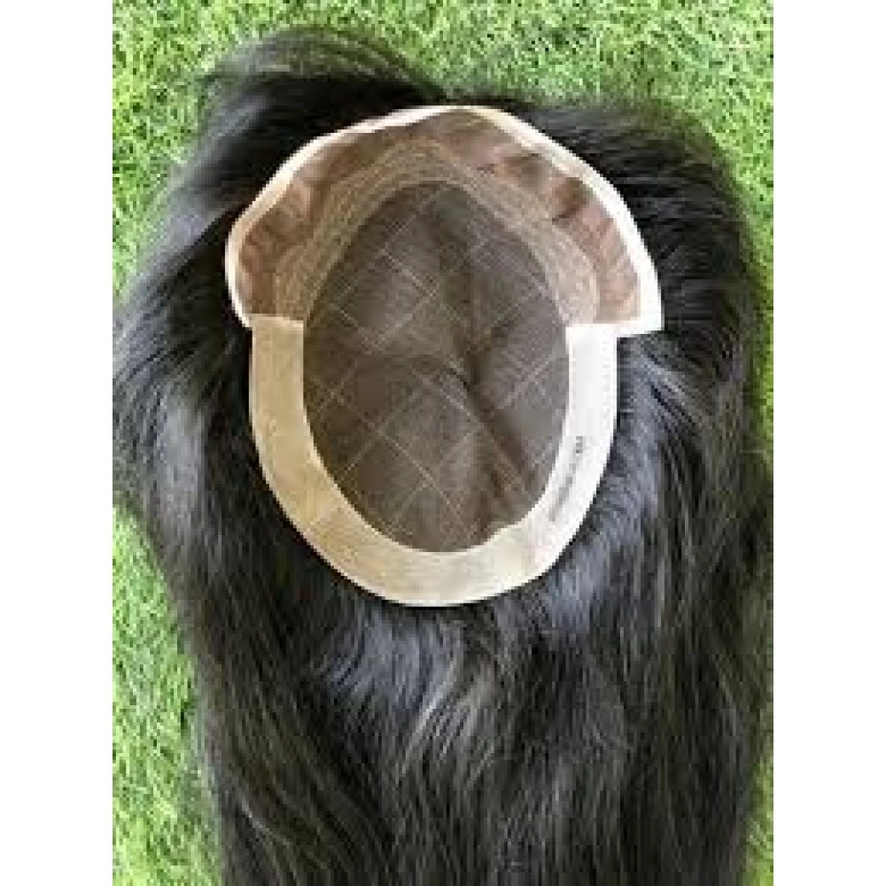 Russian Remy Double Drawn Women's Hair Patch – 1 Piece