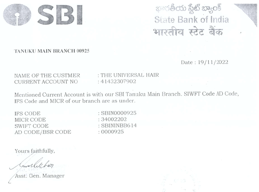 Swift Transfer (Bank Transfer)